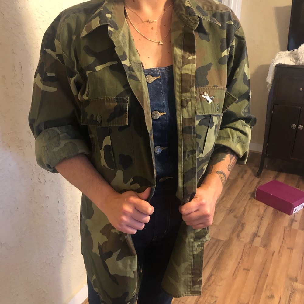 90s Winchester camo shirt